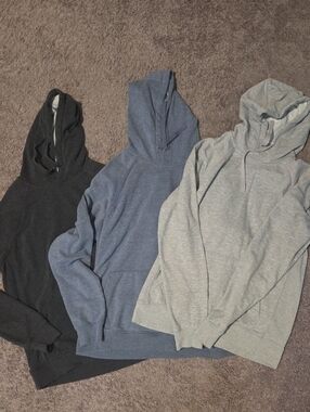 32 Degrees Men's Pullover Hoodies in Black, Navy & Light Gray